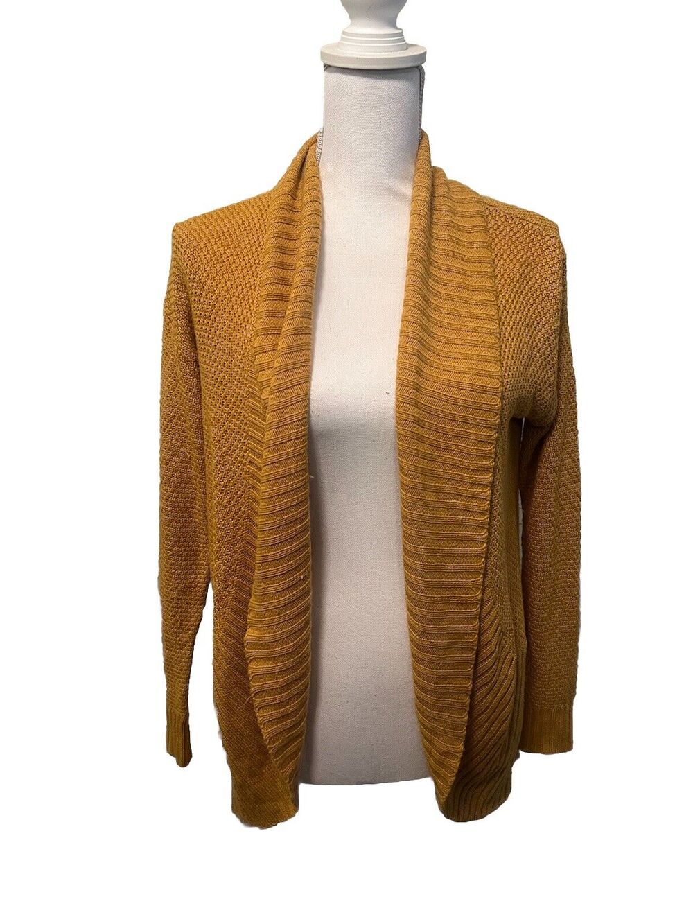 Pink Clover Yellow Long Sleeve Cardigan Sz XS